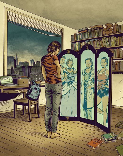 Disosiyatif bozukluk yaşayan bireyin aynada farklı kimliklerini görmesi – kimlik parçalanması ve zihinsel çözülme